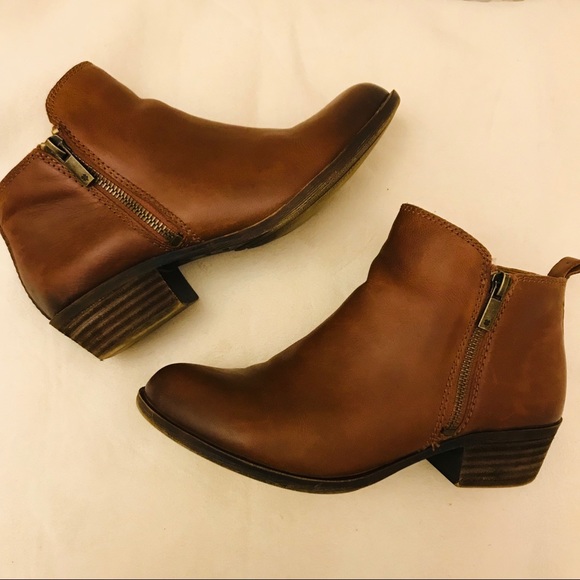 Lucky Brand Shoes - Lucky Brand Toffee Leather Basel Bootie Size 7